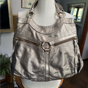 Arturo Elegant Metallic Silver Women's Bag